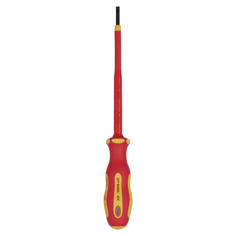 Draper XP1000 VDE Plain Slot Screwdriver, 3.0 x 100mm 64368 Draper - Town Tools 
