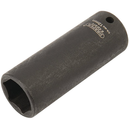 Draper Expert HI-TORQ 6 Point Deep Impact Socket, 1/4" Sq. Dr., 13mm Draper - Town Tools 