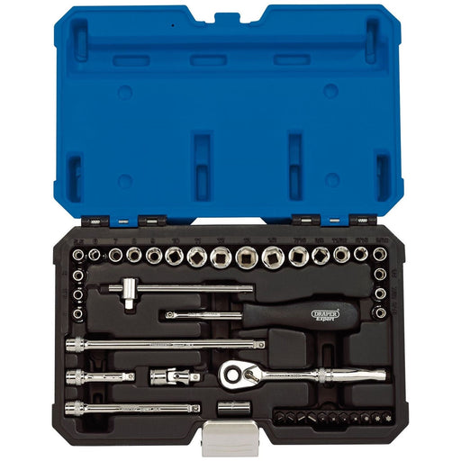 Draper Combined MM/AF Socket Set, 1/4" Sq. Dr. (40 Piece) 16464 Draper - Town Tools 