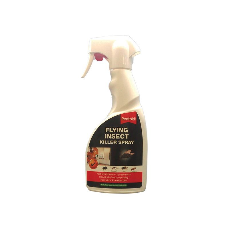 Rentokil Flying Insect Killer Spray 500ml Rentokil - RockBottom Nothampton