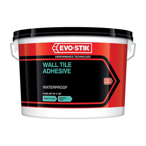 Evo-Stik Waterproof Wall Tile Adhesive 10 litre EVO-STIK - RockBottom Northamptin