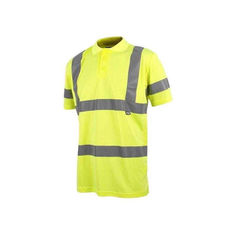 Scan Hi-Vis Polo Shirt Yellow - XL (46in) Scan - RockBottom Nothampton