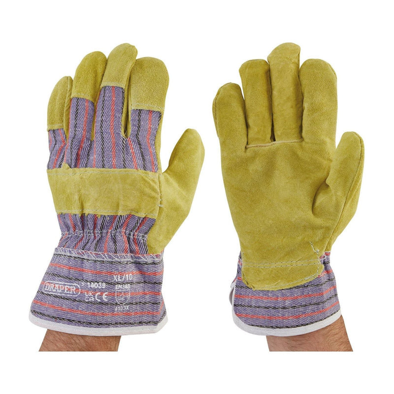Draper Rigger Gloves, Size XL/10 (Pair) Draper - Town Tools
