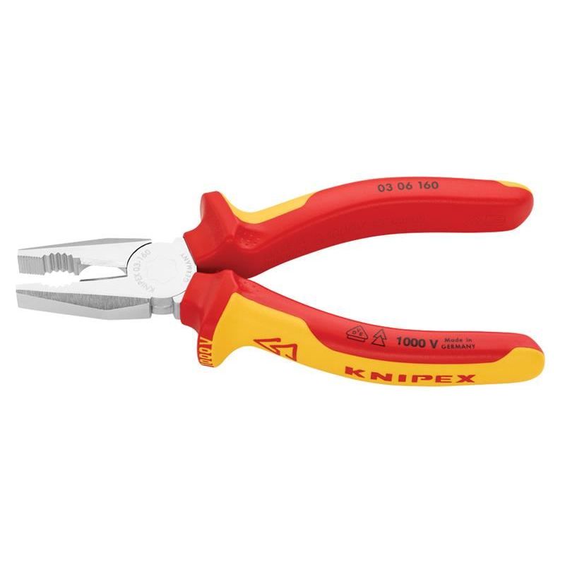 Knipex VDE Combination Pliers 160mm Knipex - RockBottom Northampton