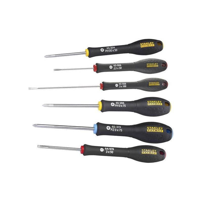 Stanley® Hand Tools FatMax® Precision Screwdriver Set, 6 Piece STANLEY® Hand Tools - RockBottom Nothampton