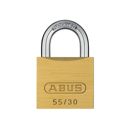 Abus Mechanical 55/30mm Brass Padlock Keyed Alike 5301 ABUS Mechanical - RockBottom Northampton 