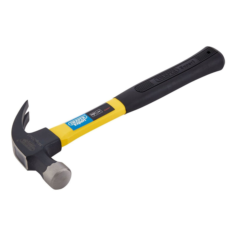 Draper Draper Expert Fibreglass Shafted Claw Hammer, 560g/20oz Draper - Town Tools