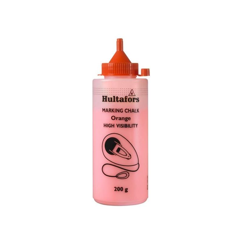 Hultafors Chalk Line Chalk High-vis Orange 200g Hultafors - RockBottom Northampton