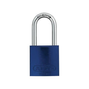 Abus Mechanical 72/40mm Aluminium Padlock 40mm Long Shackle Blue Keyed Alike TT60121 ABUS Mechanical - RockBottom Northampton 