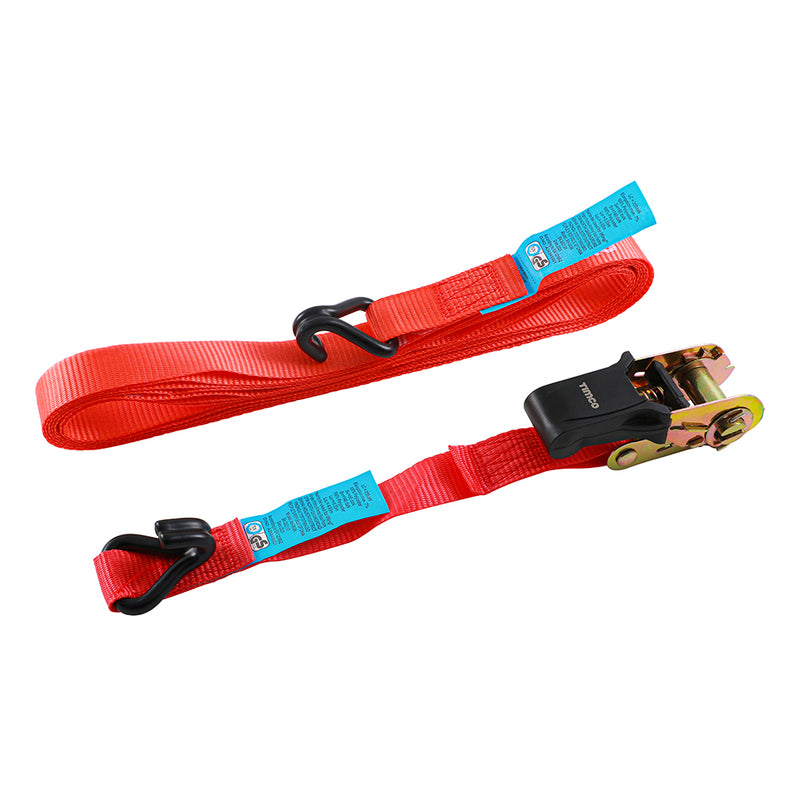 TIMCO J Hook Ratchet Strap Heavy Duty - 10m x 50mm