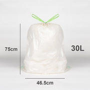 60 Snug Fit Bin liners 30L Drawstring Handle Bin Bags - Compatible with G' Size Bins