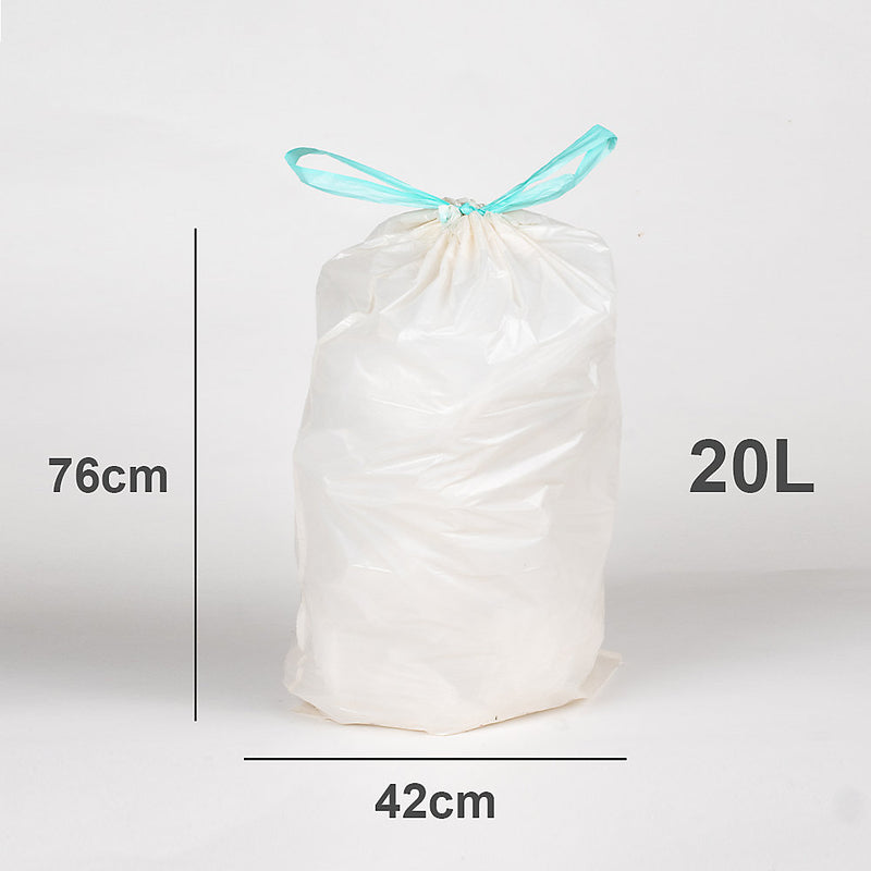 60 Snug Fit Bin liners Drawstring Handle Bin Bags - Compatible with F' & D' Size Bins
