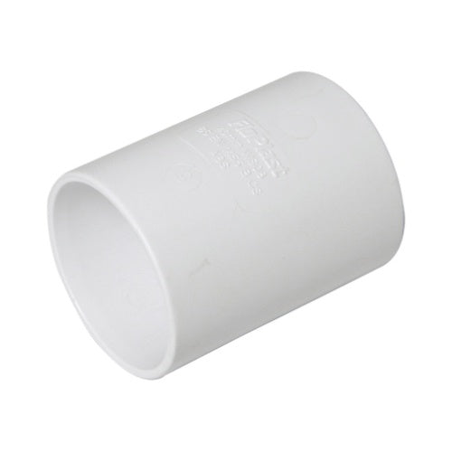 Floplast ABS solvent weld coupling 32mm white WS07