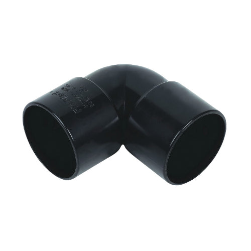 Floplast WS12B ABS Solvent 90 Degree Knuckle 50mm Black