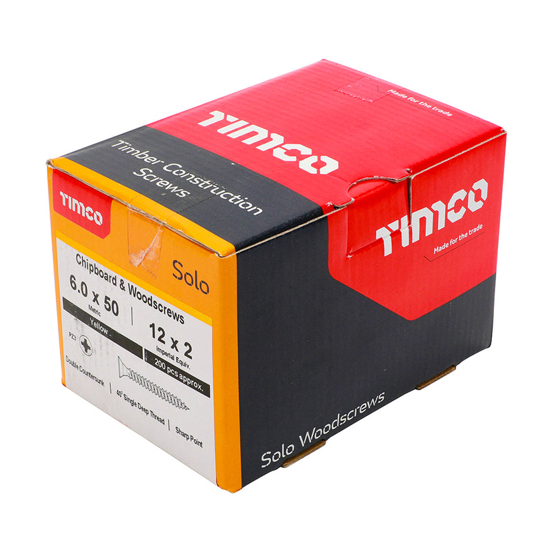 TIMCO Solo Countersunk Gold Woodscrews (Part 2)