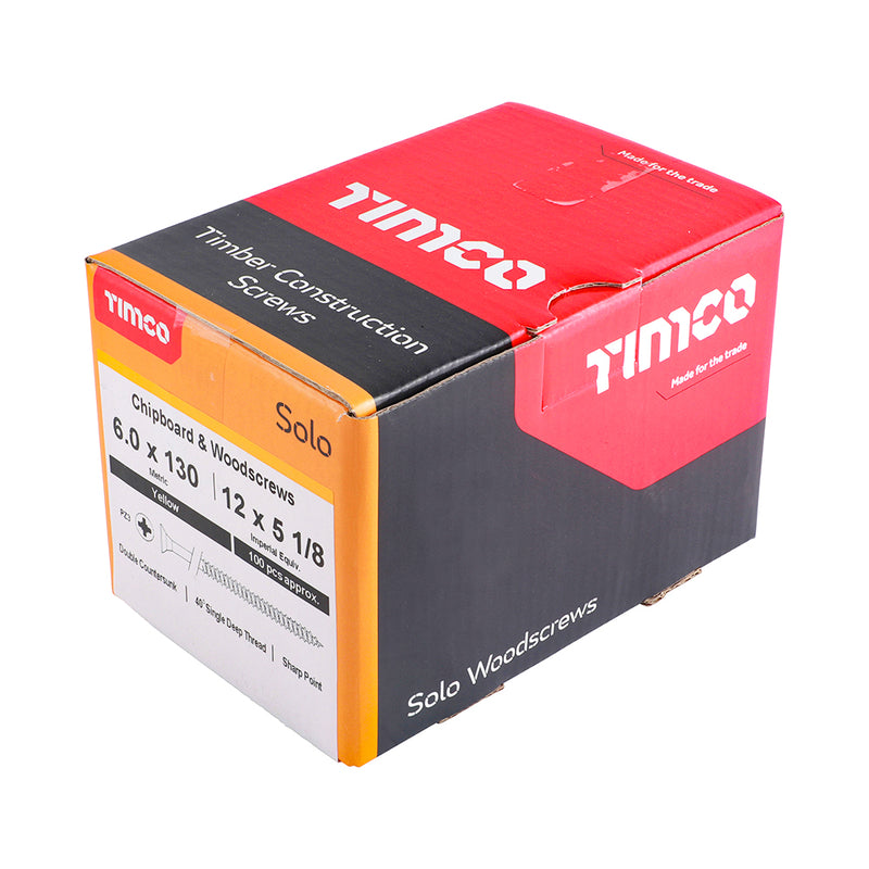 TIMCO Solo Countersunk Gold Woodscrews — Box (Part 2)