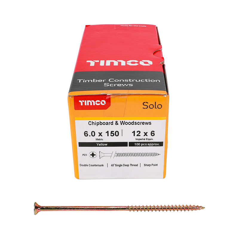 TIMCO Solo Countersunk Gold Woodscrews (Part 2)