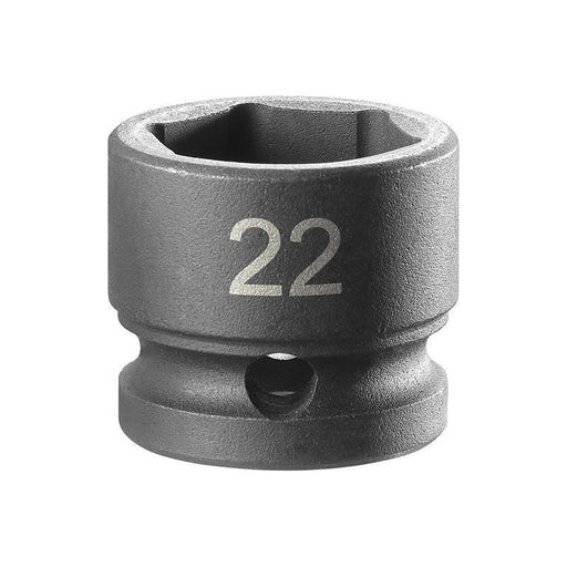 Facom 6-Point Stubby Impact Socket 1/2in Drive 22mm Facom - RockBottom Northampton