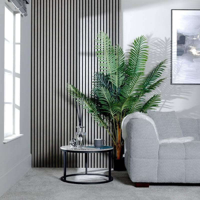 ACUPANEL Acoustic Slat Wall Panels Grey Oak 2400mm x 600mm