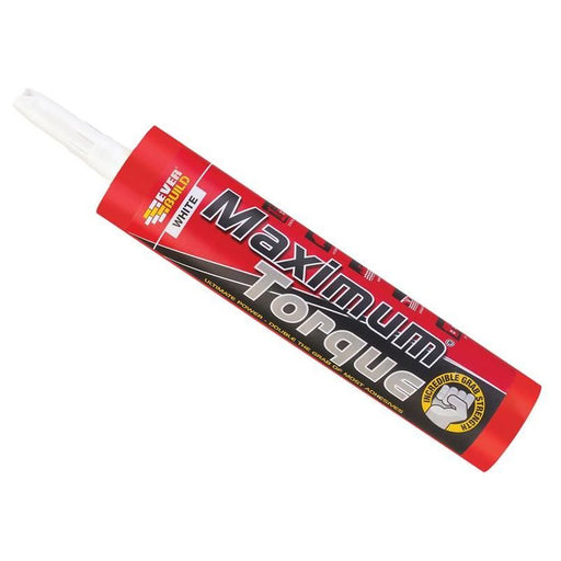 Everbuild Sika Maximum Torque Adhesive White 290ml Everbuild Sika - RockBottom Northamptin