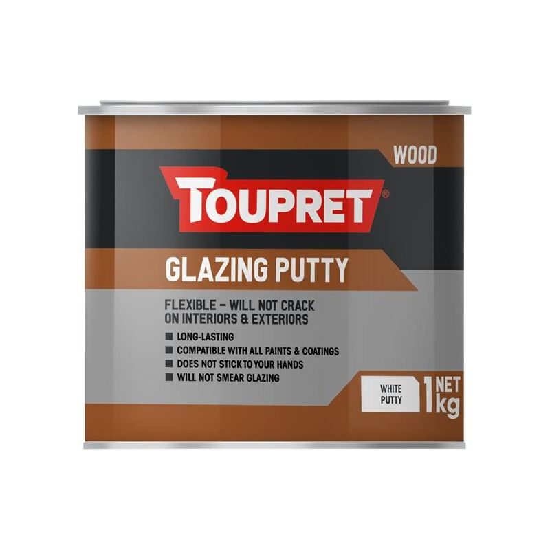 Toupret Glazing Putty 1kg Toupret - RockBottom Northampton