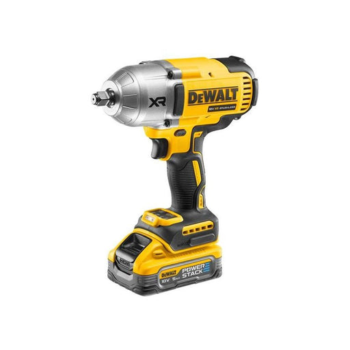 Dewalt Power Tools DCF900H2T POWERSTACK™ Impact Wrench 18V 2 x 5.0Ah Li-ion DeWALT Power Tools - NorthantsTrade Northampton