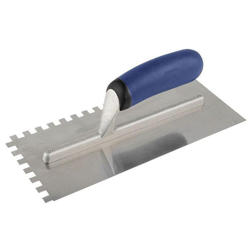Vitrex Professional Stainless Steel Adhesive Trowel Square Notches 8mm Vitrex - RockBottom Northampton