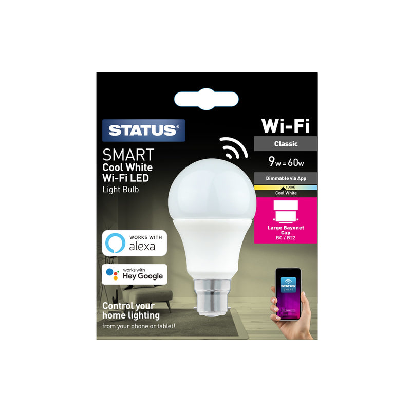 Smart Cool White LED Bulb B22