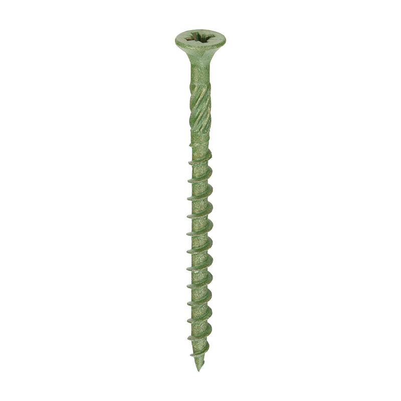 TIMCO Decking Screws Countersunk Exterior Green — Tub