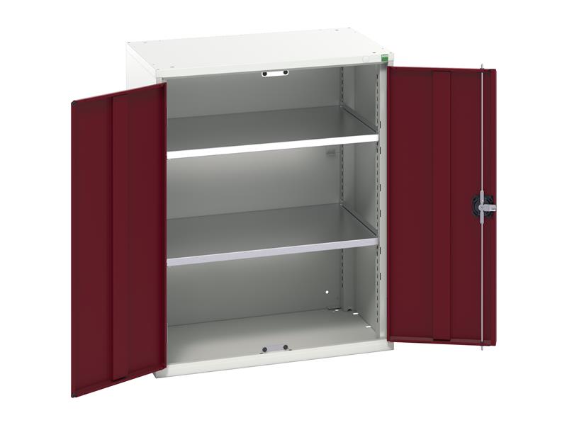 Bott Verso 2 Shelf Cupboard 800mm Crimson Red