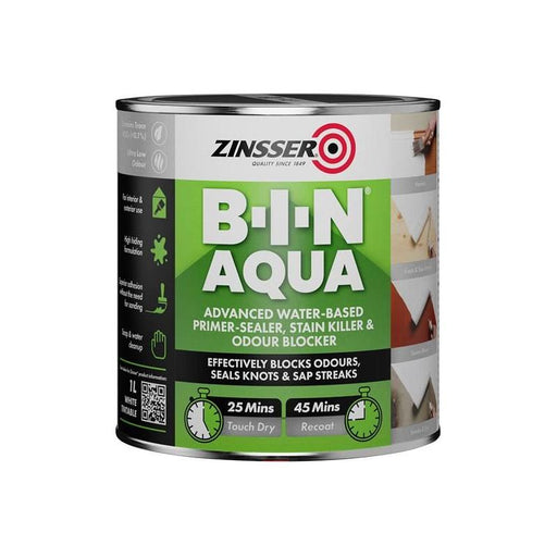 Zinsser B-I-N® Aqua 1 litre Zinsser - RockBottom Northampton