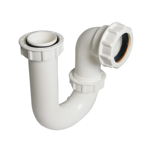 Floplast white P trap 76mm seal x 32mm TP37
