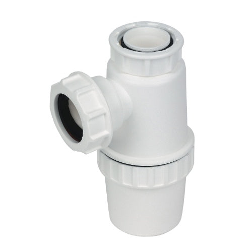 Floplast white bottle trap 76mm seal x 32mm TB37
