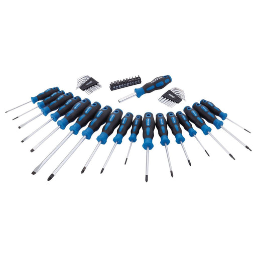 Draper Soft Grip Screwdriver, Hex. Key and Bit Set (44 Piece) 81294 Draper - Town Tools 