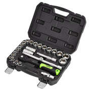 Draper Draper HI-TORQ Metric Socket Set, 1/2" Sq. Dr. (27 Piece) Draper - Town Tools