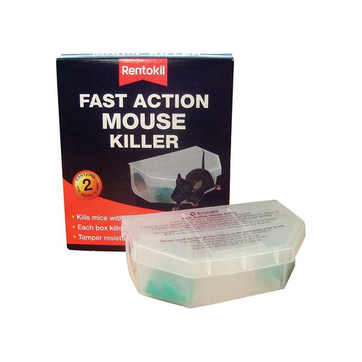 Rentokil Fast Action Mouse Killer (Twin Pack) Rentokil - RockBottom Nothampton