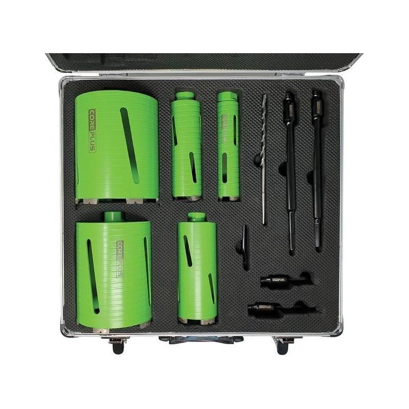 Coreplus DCDKIT11 Diamond Dry Core Drill Bit Set, 11 Piece CorePlus - RockBottom Northampton
