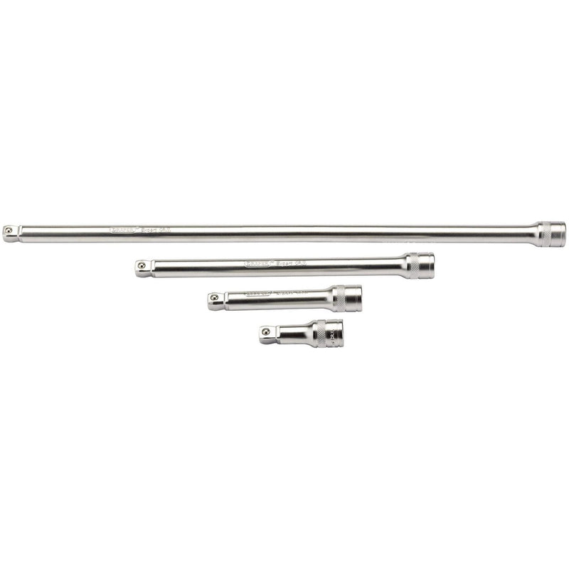 Draper Wobble Extension Bar Set, 1/2" Sq. Dr., Micro Satin Chrome (4 Piece) Draper - Town Tools 