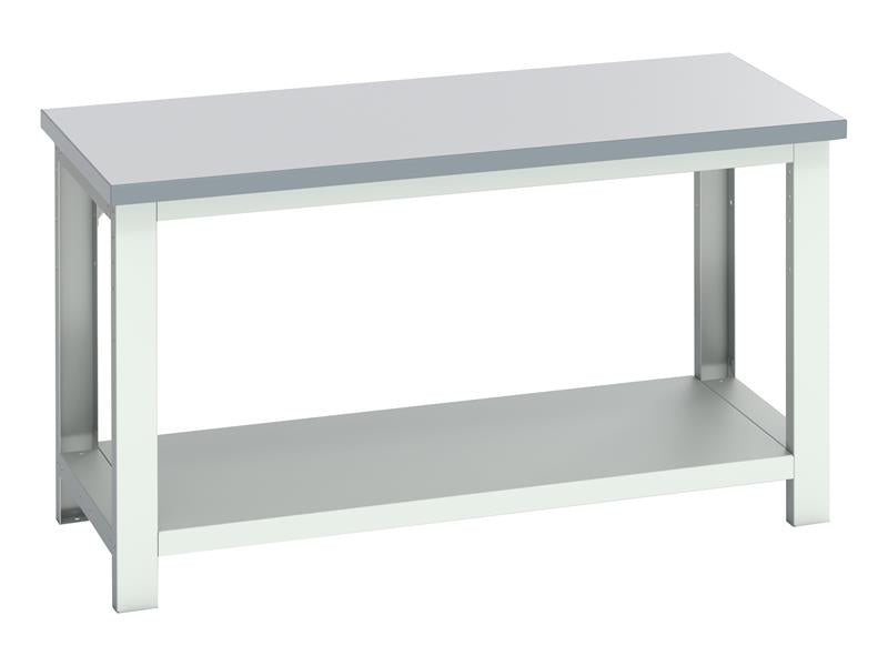 Bott Cubio Bench with Shelf, ESD Laminate Top 1500 x 750mm
