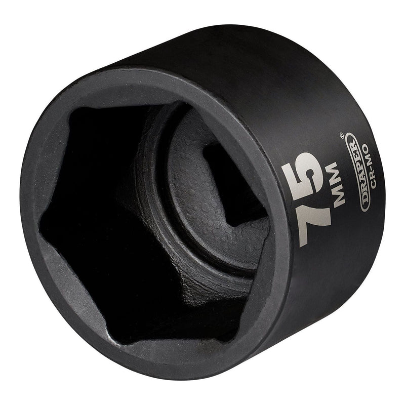 Draper Draper HI-TORQ Impact Socket, 1" Sq. Dr. 75mm Draper - Town Tools