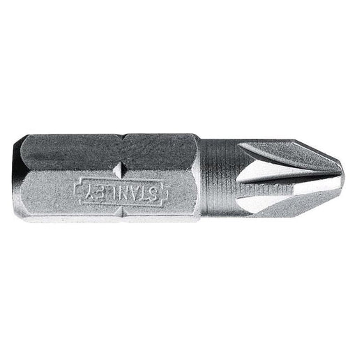 Stanley® Hand Tools Pozidriv Bits PZ2 x 25mm (Box 25) STANLEY® Hand Tools - RockBottom Nothampton