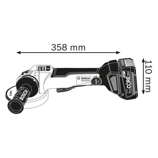 Bosch GWS 18V-10 PSC Professional Angle Grinder 125mm 18V Bare Unit Bosch - RockBottom Northampton