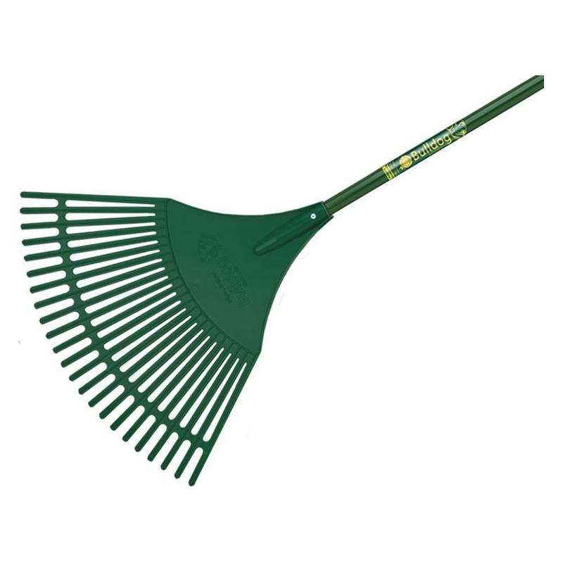 Bulldog Evergreen Plastic Leaf Rake Aluminium Shaft Bulldog - RockBottom Northampton