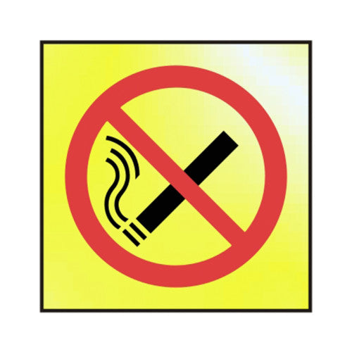 No smoking symbol - POL (100 x 100mm)