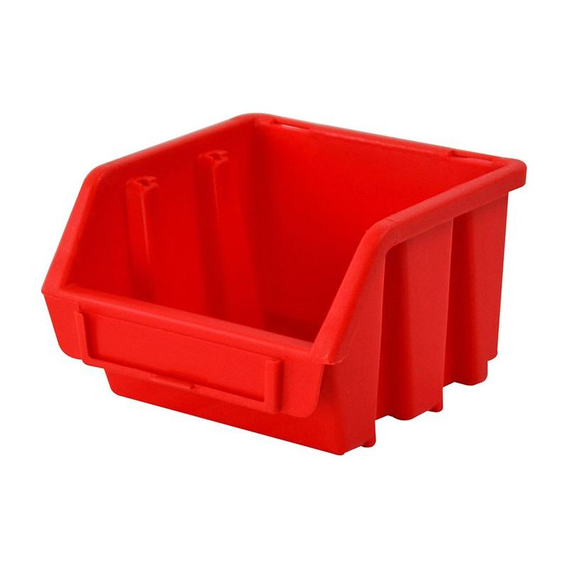Faithfull Interlocking Storage Bin Size1 Red 116 x 112 x 75mm Faithfull - RockBottom Northampton