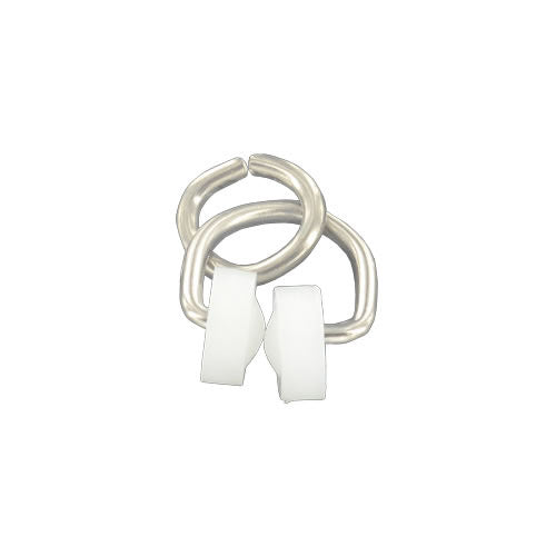 Securit Curtain Rail Runners Nickel Plated - Pack of 10