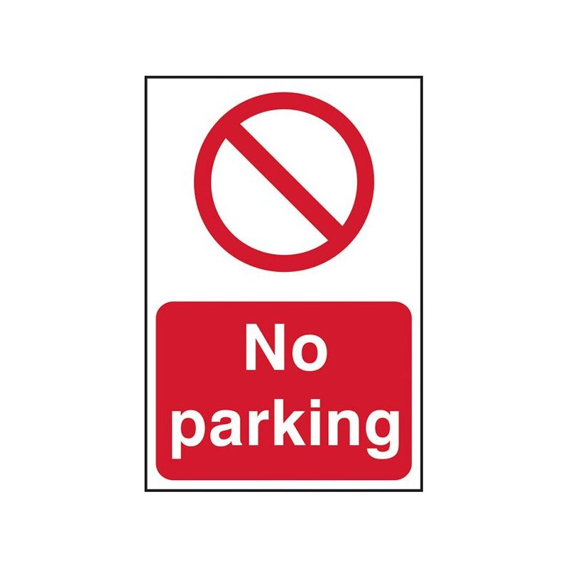 Scan No Parking - PVC Sign 400 x 600mm Scan - RockBottom Nothampton