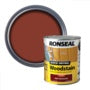 Ronseal Quick Drying Woodstain Gloss 750ml Deep Mahogany