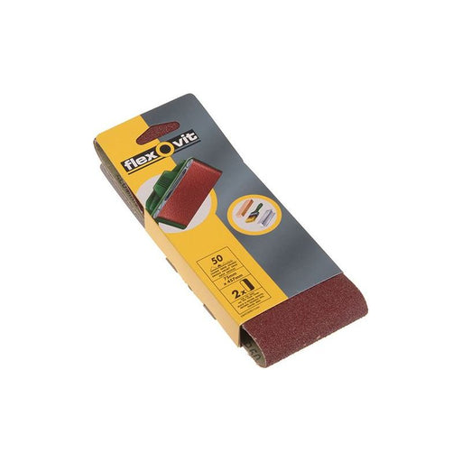 Flexovit Cloth Sanding Belt 457 x 75mm Assorted (Pack 6) Flexovit - RockBottom Northampton