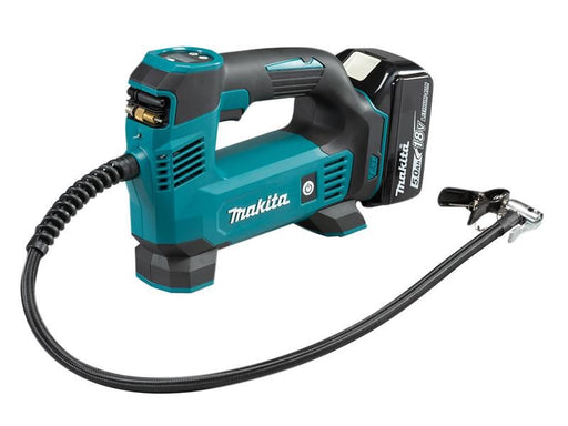 Makita DMP180RT1J LXT Cordless Inflator 18V 1 x 5.0Ah Li-ion Makita - NorthantsTrade Northampton 